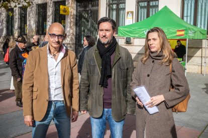 Concentración de Vox en Soria.-G. MONTESEGURO