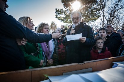 Almarza y San Andrés cumplen con la tradición del Arca.-GONZALO MONTESEGURO