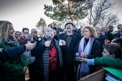 Almarza y San Andrés cumplen con la tradición del Arca.-GONZALO MONTESEGURO