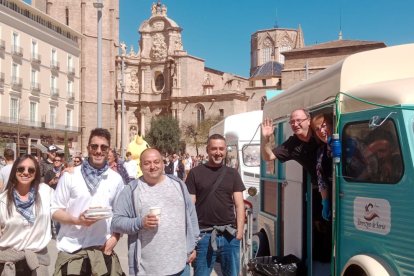 Promoción del Torrezno de Soria en Valencia.-A.M.