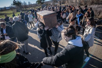 Almarza y San Andrés cumplen con la tradición del Arca.-GONZALO MONTESEGURO