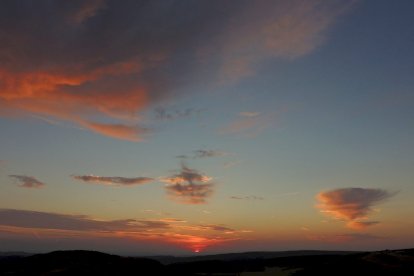 ‘Último amanecer de agosto’. Ágreda. Milagros Molero Pérez