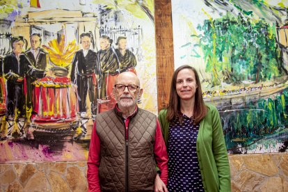 Avelino e Idoia Gallardo, jurados de Santiago. MARIO TEJEDOR