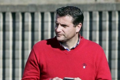 Palacios reconoce que el partido en Alcorcón es vital en el reto de subir a Primera División.-Luis Ángel Tejedor