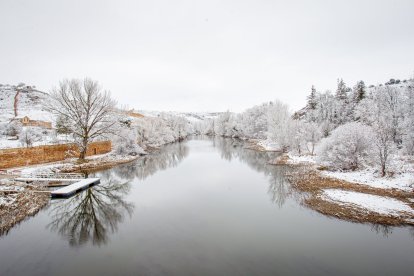 La nieve da paso a una mañana de fotos invernales. MARIO TEJEDOR (51)