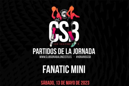 Cartel de los partidos de todos los equipos del Club Soria Baloncesto. Fin de semana 1 y 2 de abril de 2023Cartel de los partidos de todos los equipos del Club Soria Baloncesto. Fin de semana 13 y 14 de mayo