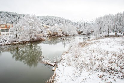 La nieve da paso a una mañana de fotos invernales. MARIO TEJEDOR (50)