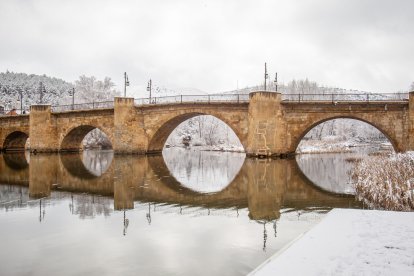 La nieve da paso a una mañana de fotos invernales. MARIO TEJEDOR (38)