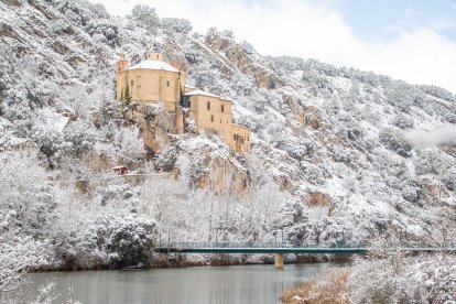 La nieve da paso a una mañana de fotos invernales. MARIO TEJEDOR (56)