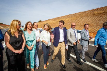 Apertura del tramo del Temeroso en la Autovía del Duero, A-11. MARIO TEJEDOR