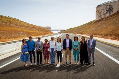 Apertura del tramo del Temeroso en la Autovía del Duero, A-11. MARIO TEJEDOR