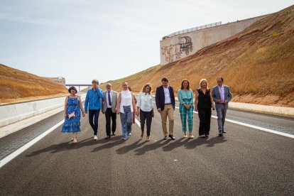 Apertura del tramo del Temeroso en la Autovía del Duero, A-11. MARIO TEJEDOR