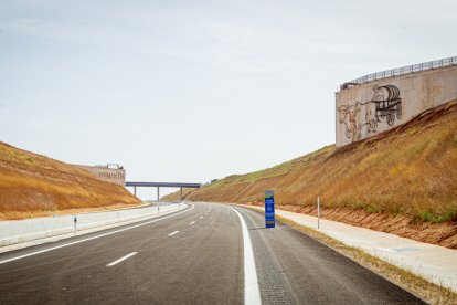 Apertura del tramo del Temeroso en la Autovía del Duero, A-11. MARIO TEJEDOR