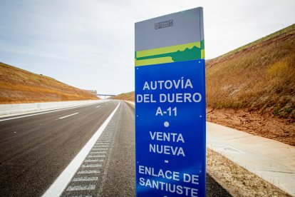 Apertura del tramo del Temeroso en la Autovía del Duero, A-11. MARIO TEJEDOR