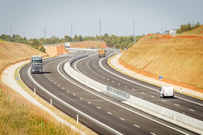 Apertura del tramo del Temeroso en la Autovía del Duero, A-11. MARIO TEJEDOR