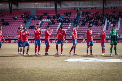 El Numancia remontaba ante el Nástic en una gran segunda parte. G.M.