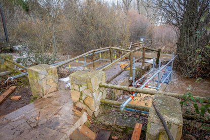 Complicaciones por la meteorología en la zona del río Duero a su paso por la capital. MARIO TEJEDOR (10)