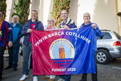 Hermanamiento de la Peña Barcelonista Soriana y la Colliure. MARIO TEJEDOR