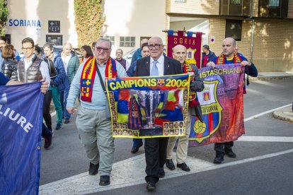 Hermanamiento de la Peña Barcelonista Soriana y la Colliure. MARIO TEJEDOR