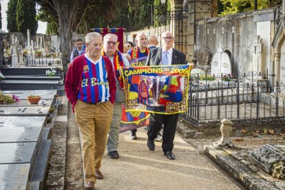 Hermanamiento de la Peña Barcelonista Soriana y la Colliure. MARIO TEJEDOR