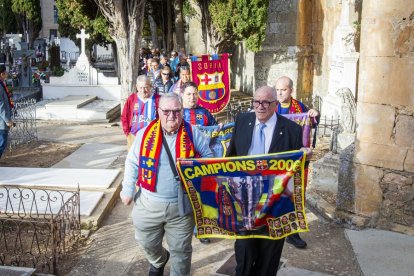 Hermanamiento de la Peña Barcelonista Soriana y la Colliure. MARIO TEJEDOR