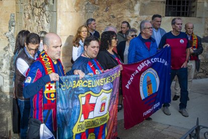 Hermanamiento de la Peña Barcelonista Soriana y la Colliure. MARIO TEJEDOR