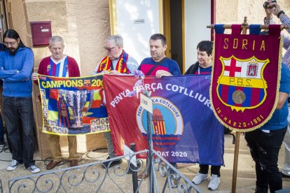 Hermanamiento de la Peña Barcelonista Soriana y la Colliure. MARIO TEJEDOR