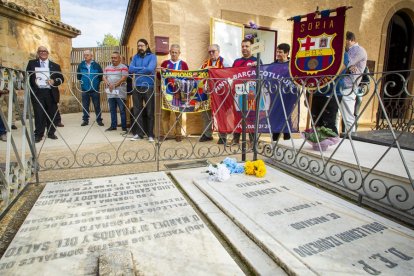 Hermanamiento de la Peña Barcelonista Soriana y la Colliure. MARIO TEJEDOR