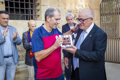 Hermanamiento de la Peña Barcelonista Soriana y la Colliure. MARIO TEJEDOR