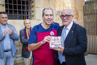 Hermanamiento de la Peña Barcelonista Soriana y la Colliure. MARIO TEJEDOR