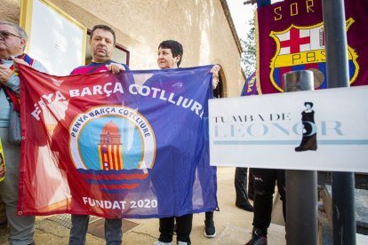 Hermanamiento de la Peña Barcelonista Soriana y la Colliure. MARIO TEJEDOR