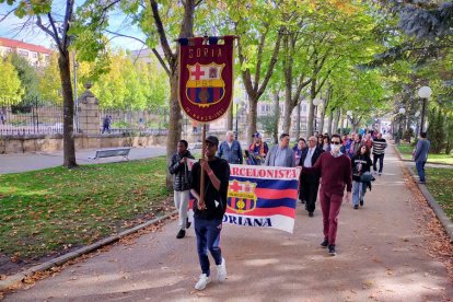 Hermanamiento de la Peña Barcelonista Soriana y la Colliure. MARIO TEJEDOR