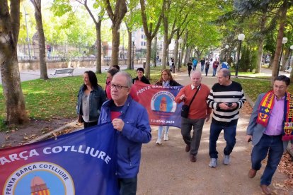 Hermanamiento de la Peña Barcelonista Soriana y la Colliure. MARIO TEJEDOR