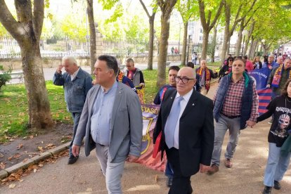 Hermanamiento de la Peña Barcelonista Soriana y la Colliure. MARIO TEJEDOR