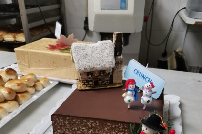 Turrón artesano de Soria de chocolate. HDS