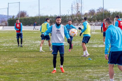 El CD Numancia prepara el choque ante la SD Amorebieta. MARIO TEJEDOR (13)