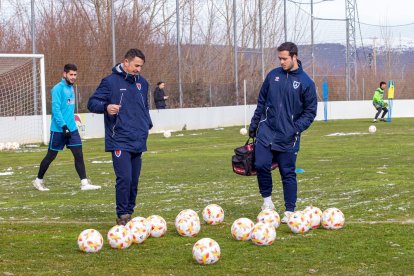 El CD Numancia prepara el choque ante la SD Amorebieta. MARIO TEJEDOR (23)