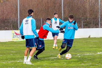 El CD Numancia prepara el choque ante la SD Amorebieta. MARIO TEJEDOR (36)