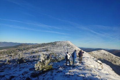 Subida a Urbión de su primer Belén. A.S./M.B.