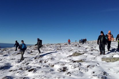 Subida a Urbión de su primer Belén. A.S./M.B.