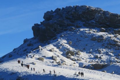 Subida a Urbión de su primer Belén. A.S./M.B.