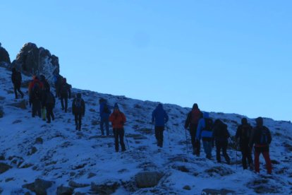 Subida a Urbión de su primer Belén. A.S./M.B.