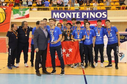 El Río Duero Voley, subcampeón de España junior ante Unicaja Almería. MARÍA MORALES
