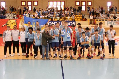 El Río Duero Voley, subcampeón de España junior ante Unicaja Almería. MARÍA MORALES