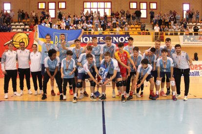 El Río Duero Voley, subcampeón de España junior ante Unicaja Almería. MARÍA MORALES