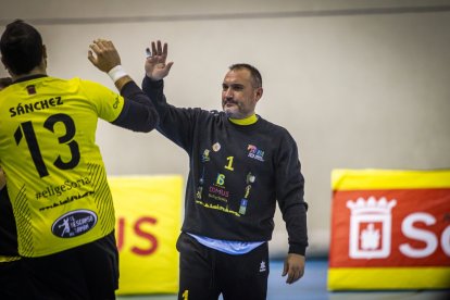 Miranda, portero del Balonmano Soria. HDS