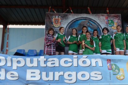 Tercer clasificado infantil femenino Covaleda. HDS