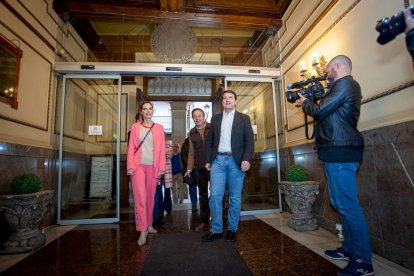 Fernández Mañueco en su visita a Soria. MARIO TEJEDOR (11)