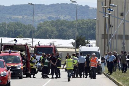 La fábrica de gas donde se produjo el ataque terrorista. AFP / PHILIPPE DESMAZES