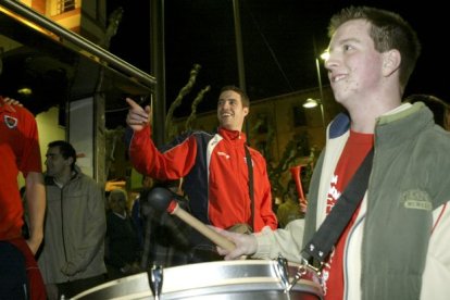 Celebración de la Copa del Rey lograda por el CMA Soria en 2008. HDS